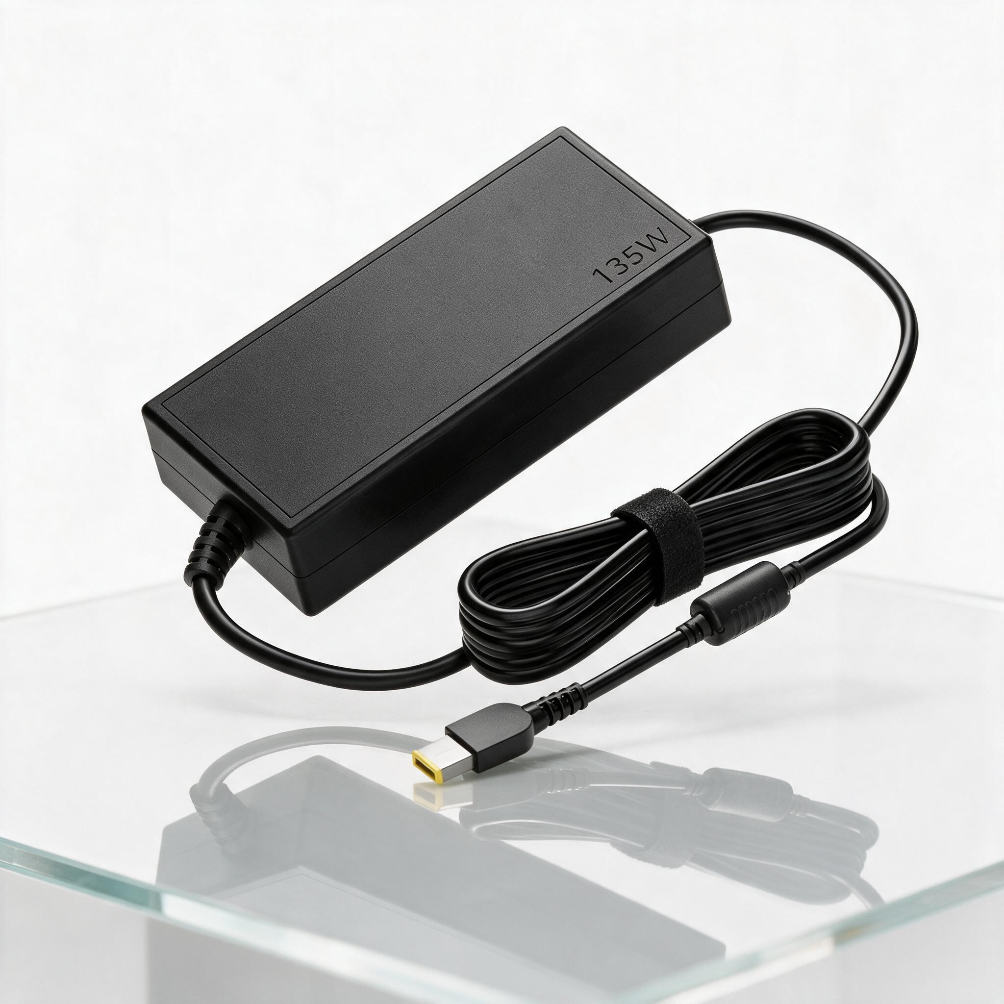 Lenovo - 135W AC Laptop Adapter & Charger - Slim Tip - Compatible with IdeaPad Gaming, Legion, and Other Models - Model Number ADL135NDC3A
