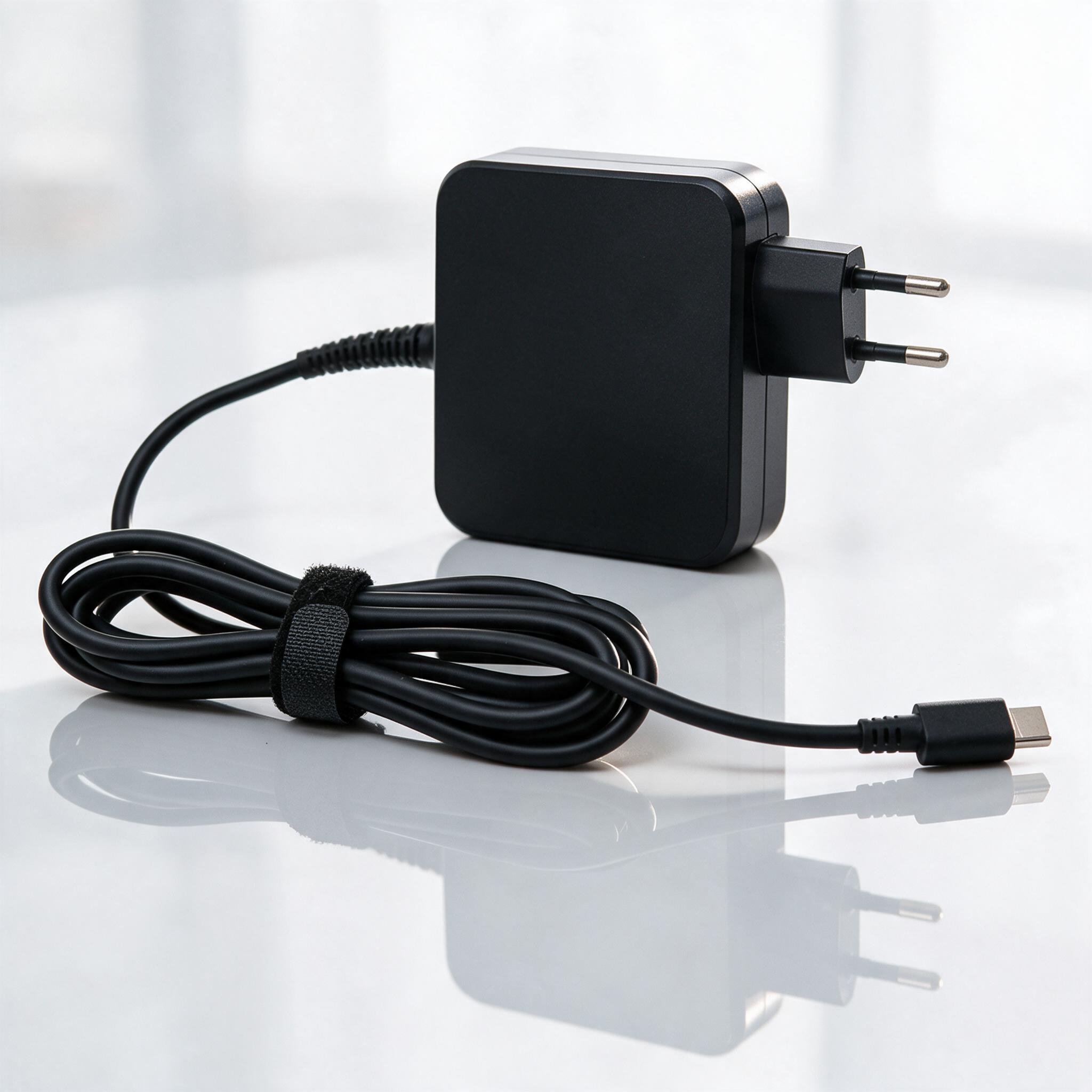 HP Travel AC Adapter - Power Adapter - 65 Watt - Black
