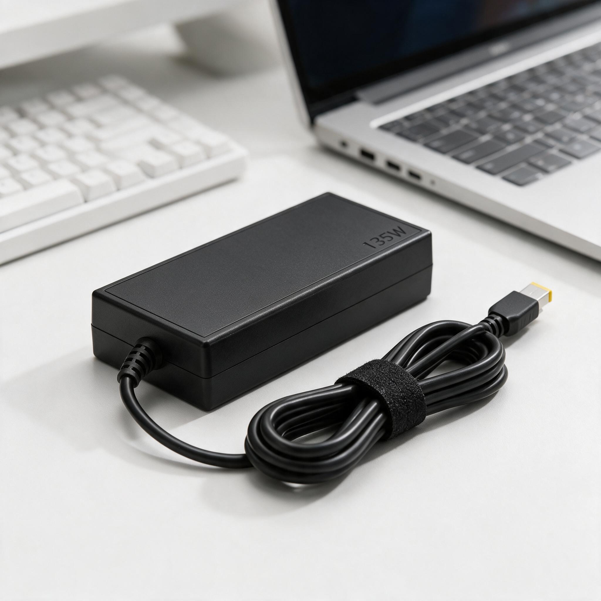 Lenovo - 135W AC Laptop Adapter & Charger - Slim Tip - Compatible with IdeaPad Gaming, Legion, and Other Models - Model Number ADL135NDC3A