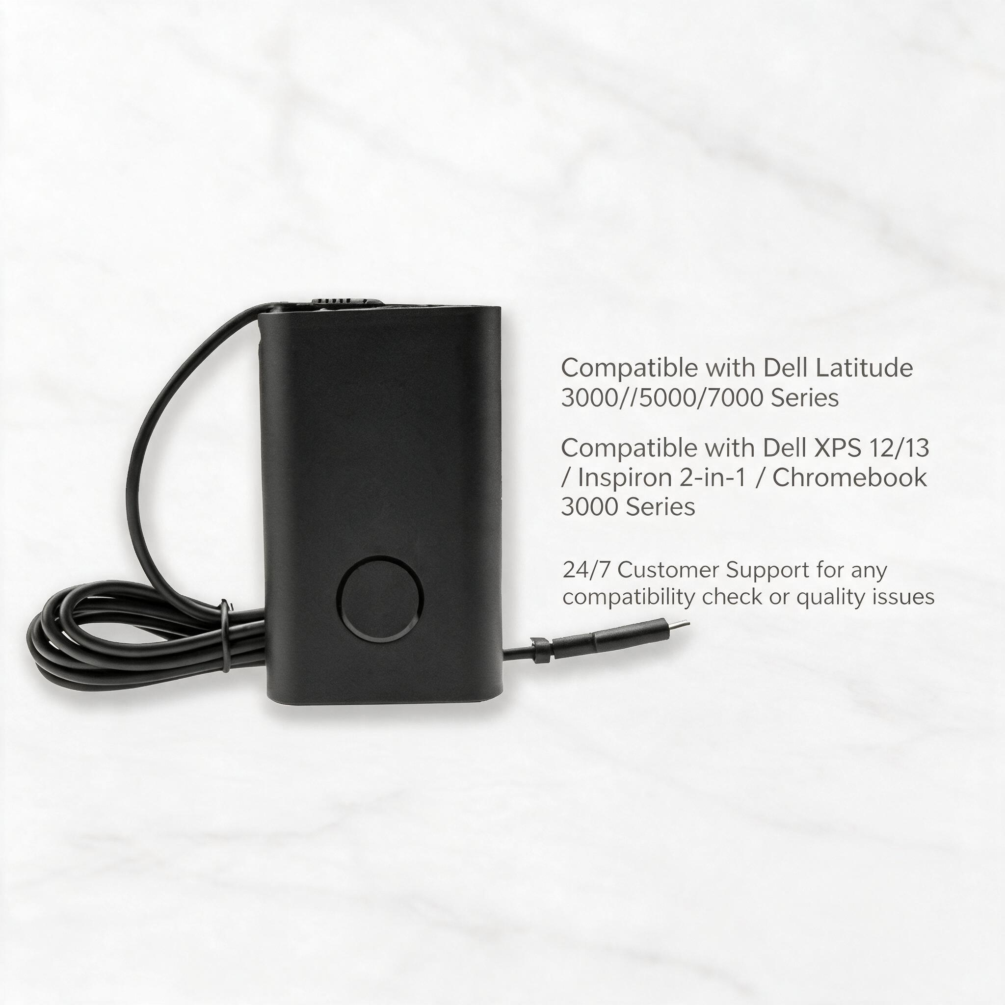 DECSZDY Replacement for Dell Laptop Charger 65W USB-C