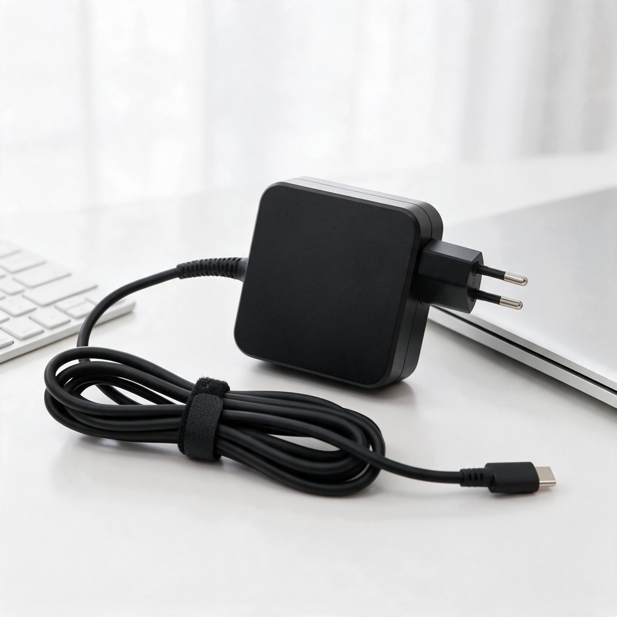 HP Travel AC Adapter - Power Adapter - 65 Watt - Black